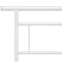 Estructura de cama de metal blanco 140x200 cm de vidaXL, Camas y somieres - Ref: Foro24-324830, Precio: 85,38 €, Descuento: %