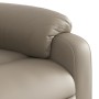 Sillón reclinable de cuero sintético color capuchino en Sillones | Comprar online en Foru.es