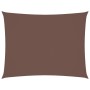 Toldo de vela rectangular tela Oxford marrón 4x5 m en Sombrillas | Comprar online en Foru.es