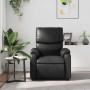 Sillón de masaje reclinable cuero sintético negro en Sillones | Comprar online en Foru.es
