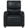 Sillón de masaje reclinable cuero sintético negro en Sillones | Comprar online en Foru.es