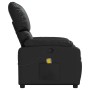 Sillón de masaje reclinable cuero sintético negro en Sillones | Comprar online en Foru.es