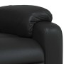 Sillón de masaje reclinable cuero sintético negro en Sillones | Comprar online en Foru.es