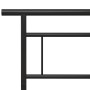 Estructura de cama de metal negra 160x200 cm de vidaXL, Camas y somieres - Ref: Foro24-324832, Precio: 141,21 €, Descuento: %