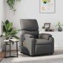 Sillón de masaje reclinable cuero sintético gris en Sillones | Comprar online en Foru.es