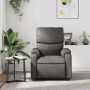 Sillón de masaje reclinable cuero sintético gris en Sillones | Comprar online en Foru.es