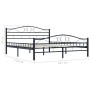 Estructura de cama de acero negra 180x200 cm de vidaXL, Camas y somieres - Ref: Foro24-285290, Precio: 158,70 €, Descuento: %