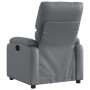 Sillón de masaje reclinable cuero sintético gris en Sillones | Comprar online en Foru.es