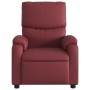 Sillón de masaje reclinable cuero sintético rojo tinto en Sillones | Comprar online en Foru.es
