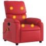 Sillón de masaje reclinable cuero sintético rojo en Sillones | Comprar online en Foru.es