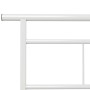 Estructura de cama de metal blanco 90x200 cm de vidaXL, Camas y somieres - Ref: Foro24-324821, Precio: 73,83 €, Descuento: %