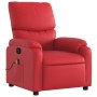 Sillón de masaje reclinable cuero sintético rojo en Sillones | Comprar online en Foru.es