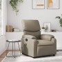 Sillón de masaje reclinable cuero sintético color capuchino en Sillones | Comprar online en Foru.es