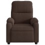 Sillón reclinable tela de microfibra marrón en Sillones | Comprar online en Foru.es