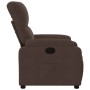 Sillón reclinable tela de microfibra marrón en Sillones | Comprar online en Foru.es