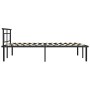 Estructura de cama de metal negra 140x200 cm de vidaXL, Camas y somieres - Ref: Foro24-324829, Precio: 93,51 €, Descuento: %