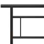 Estructura de cama de metal negra 140x200 cm de vidaXL, Camas y somieres - Ref: Foro24-324829, Precio: 93,51 €, Descuento: %