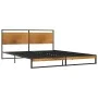Estructura de cama de metal 160x200 cm de vidaXL, Camas y somieres - Ref: Foro24-324866, Precio: 126,97 €, Descuento: %