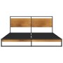 Estructura de cama de metal 160x200 cm de vidaXL, Camas y somieres - Ref: Foro24-324866, Precio: 128,59 €, Descuento: %