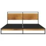 Estructura de cama de metal 160x200 cm de vidaXL, Camas y somieres - Ref: Foro24-324866, Precio: 126,97 €, Descuento: %