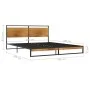 Estructura de cama de metal 160x200 cm de vidaXL, Camas y somieres - Ref: Foro24-324866, Precio: 126,97 €, Descuento: %