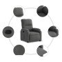 Sillón reclinable tela de microfibra gris oscuro en Sillones | Comprar online en Foru.es