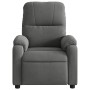 Sillón reclinable tela de microfibra gris oscuro en Sillones | Comprar online en Foru.es