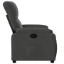 Sillón reclinable tela de microfibra gris oscuro en Sillones | Comprar online en Foru.es