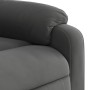 Sillón reclinable tela de microfibra gris oscuro en Sillones | Comprar online en Foru.es