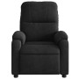 Sillón reclinable tela de microfibra negro en Sillones | Comprar online en Foru.es