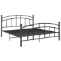 Estructura de cama de metal negra 140x200 cm de vidaXL, Camas y somieres - Ref: Foro24-324976, Precio: 137,55 €, Descuento: %