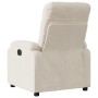 Sillón reclinable tela de microfibra beige en Sillones | Comprar online en Foru.es