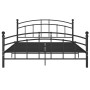 Estructura de cama de metal negra 140x200 cm de vidaXL, Camas y somieres - Ref: Foro24-324976, Precio: 137,55 €, Descuento: %