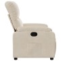 Sillón reclinable tela de microfibra beige en Sillones | Comprar online en Foru.es