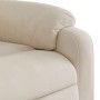 Sillón reclinable tela de microfibra beige en Sillones | Comprar online en Foru.es