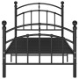 Estructura de cama de metal negro 100x200 cm de vidaXL, Camas y somieres - Ref: Foro24-324970, Precio: 125,03 €, Descuento: %