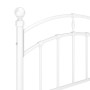 Estructura de cama de metal blanco 90x200 cm de vidaXL, Camas y somieres - Ref: Foro24-324968, Precio: 87,33 €, Descuento: %