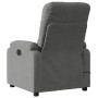 Sillón reclinable de masaje tela de microfibra gris oscuro en Sillones | Comprar online en Foru.es