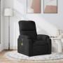 Sillón reclinable de masaje tela de microfibra negro en Sillones | Comprar online en Foru.es