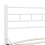 Estructura de cama de metal blanco 200x200 cm de vidaXL, Camas y somieres - Ref: Foro24-285301, Precio: 136,92 €, Descuento: %