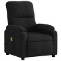 Sillón reclinable de masaje tela de microfibra negro en Sillones | Comprar online en Foru.es