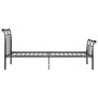Estructura de cama de metal negro 100x200 cm de vidaXL, Camas y somieres - Ref: Foro24-325033, Precio: 104,91 €, Descuento: %