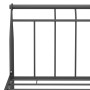 Estructura de cama de metal negro 100x200 cm de vidaXL, Camas y somieres - Ref: Foro24-325033, Precio: 104,91 €, Descuento: %