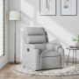 Sillón reclinable de tela gris claro en Sillones | Comprar online en Foru.es