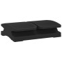Reposapiés negro 43,5x32,5x10,5 cm de vidaXL, Otomanas - Ref: Foro24-51729, Precio: 26,67 €, Descuento: %