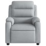Sillón reclinable de tela gris claro en Sillones | Comprar online en Foru.es