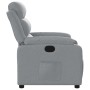Sillón reclinable de tela gris claro en Sillones | Comprar online en Foru.es