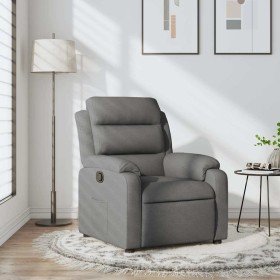 Sillón reclinable de tela gris oscuro en Sillones | Comprar online en Foru.es