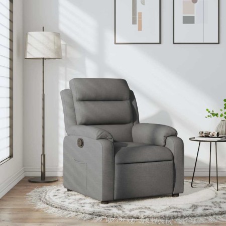 Sillón reclinable de tela gris oscuro en Sillones | Comprar online en Foru.es