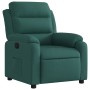 Sillón reclinable de tela verde oscuro en Sillones | Comprar online en Foru.es